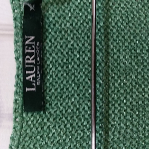 Lauren Ralph Lauren woman's green knitted pullover boat neck sweater siz… - Picture 5 of 15